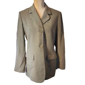Jones Wear Women's Long Textured Career Suit Blazer Size 6